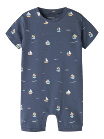 NAME IT Sunsuit Vroels Vintage Indigo Boat
