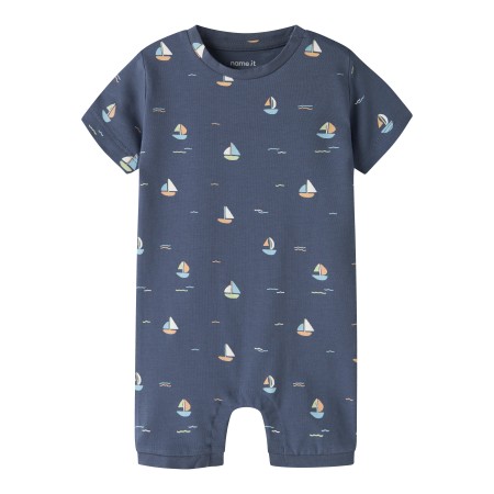 NAME IT Sunsuit Vroels Vintage Indigo Boat