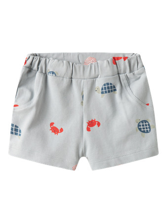 NAME IT Shorts Vroels Pearl Blue Sea Animals