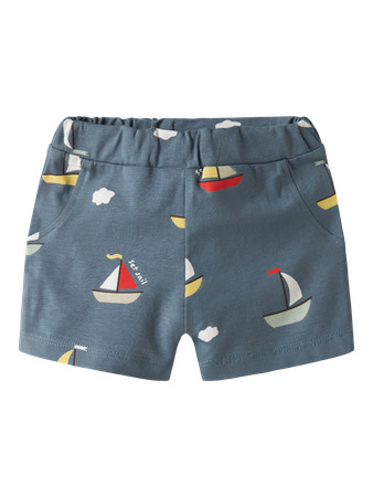 NAME IT Shorts Vroels Blue Mirage Boats billede