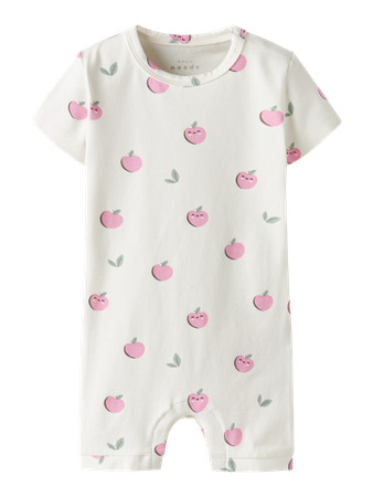 NAME IT Sommer Heldragt Vandora Cloud Dancer Apples