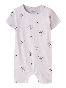 NAME IT Sunsuit Vandora Lavender Fog Butterfly