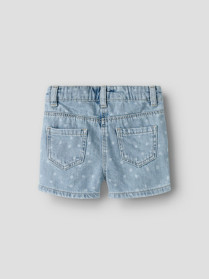 NAME IT Denim Shorts Rose Light Blue Denim Dots