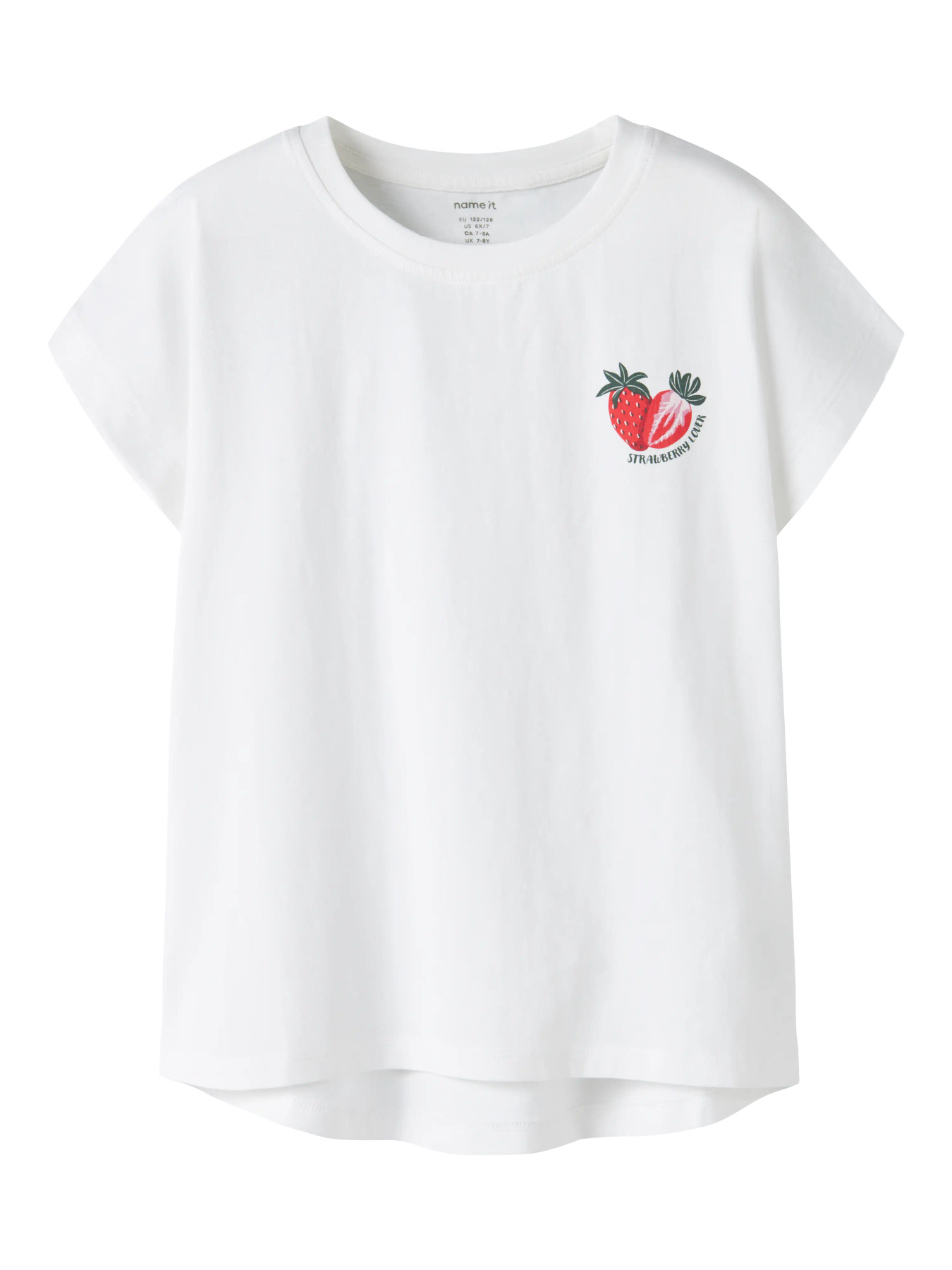Name It T-shirt - NkfVarutti - Bright White/Strawberry