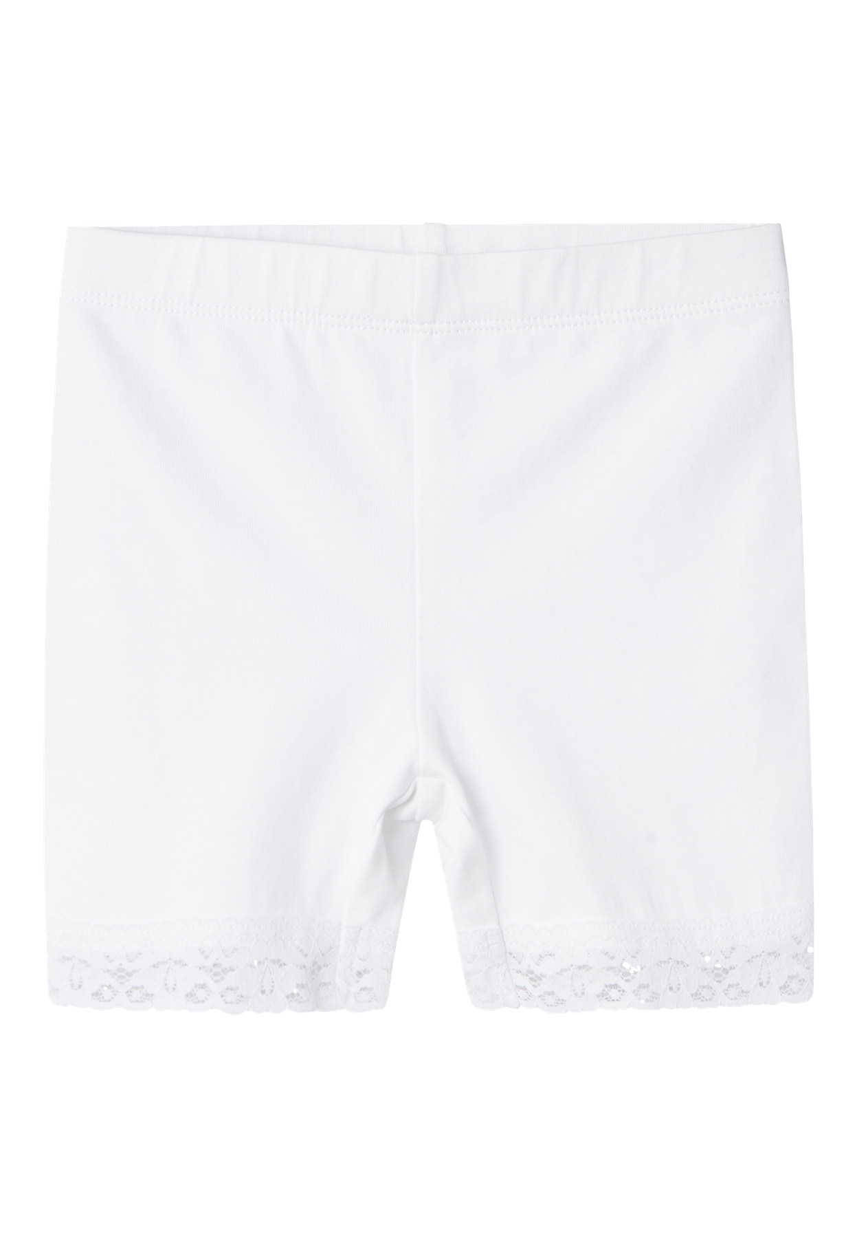 Name It Cykelshorts - NmfVista - Bright White m. Blonder