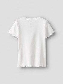 NAME IT T-shirt Vivemma Bright White Strawberry