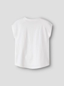 NAME IT T-shirt Varutti Bright White Unicorn