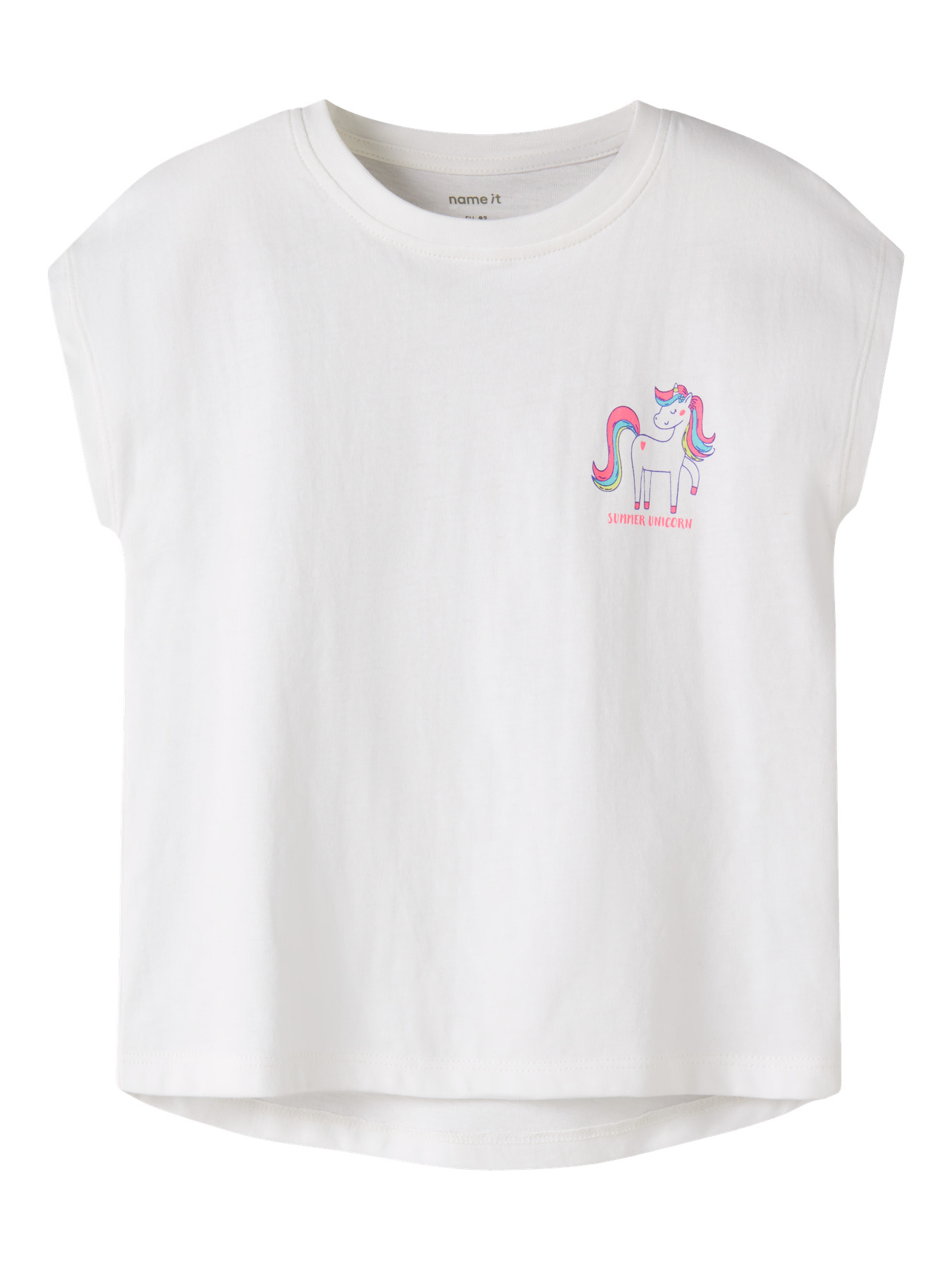 Name It T-shirt - NmfVarutti - Bright White/Unicorn
