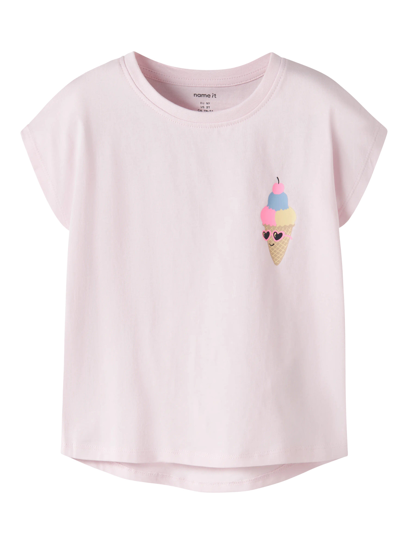 Name It T-shirt - NmfVarutti - Cradle Pink/Ice Cream
