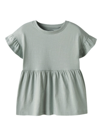 NAME IT T-shirt Vavina Aqua Gray