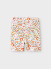 NAME IT Cykelshorts Vayo Bright White Yellow Flower