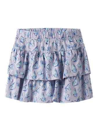 NAME IT Nederdel Vigga Purple Heather Butterflies