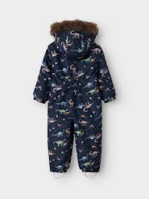 NAME IT Flyverdragt Snow10 Dark Sapphire Dino Earth