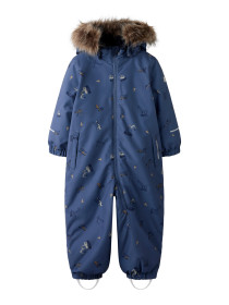 NAME IT Flyverdragt Snow10 Vintage Indigo Work