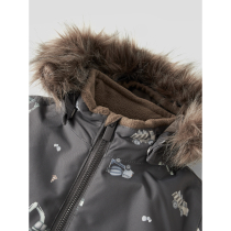 NAME IT Flyverdragt Snow10 Blackened Pearl 