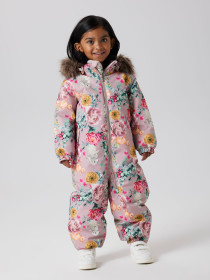 NAME IT Flyverdragt Snow10 Woodrose Flower Rabbit