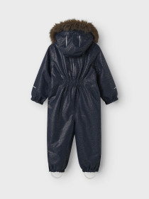 NAME IT Flyverdragt Snow10 Frill Glitter Dark Sapphire