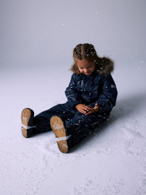 NAME IT Flyverdragt Snow10 Frill Glitter Dark Sapphire