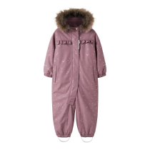NAME IT Flyverdragt Snow10 Glitter Hearts Wistful Mauve 