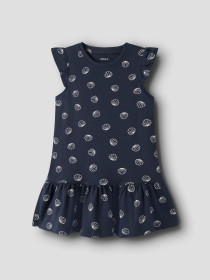 NAME IT Kortærmet Kjole Vida Navy Blazer Sea Shells White