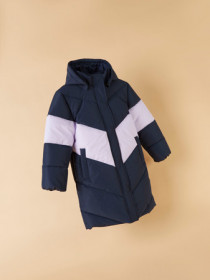 NAME IT Puffer Lang Jakke Megan Dark Sapphire
