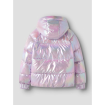 NAME IT Puffer Jakke Malan Foil Phalaenopsis