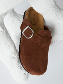 NAME IT Mules Avery Bitter Chocolate