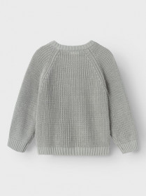 LIL ATELIER Strik Cardigan Nemlen Limestone