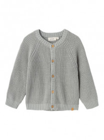 LIL ATELIER Strik Cardigan Nemlen Limestone