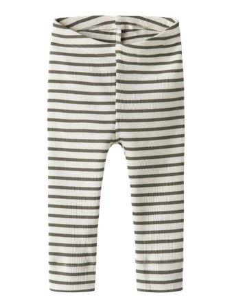 NAME IT Basis Rib Legging Bani Dusty Olive