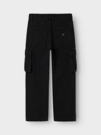NAME IT Cargo Jeans Ryan Black Denim
