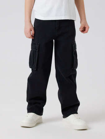 NAME IT Cargo Jeans Ryan Black Denim