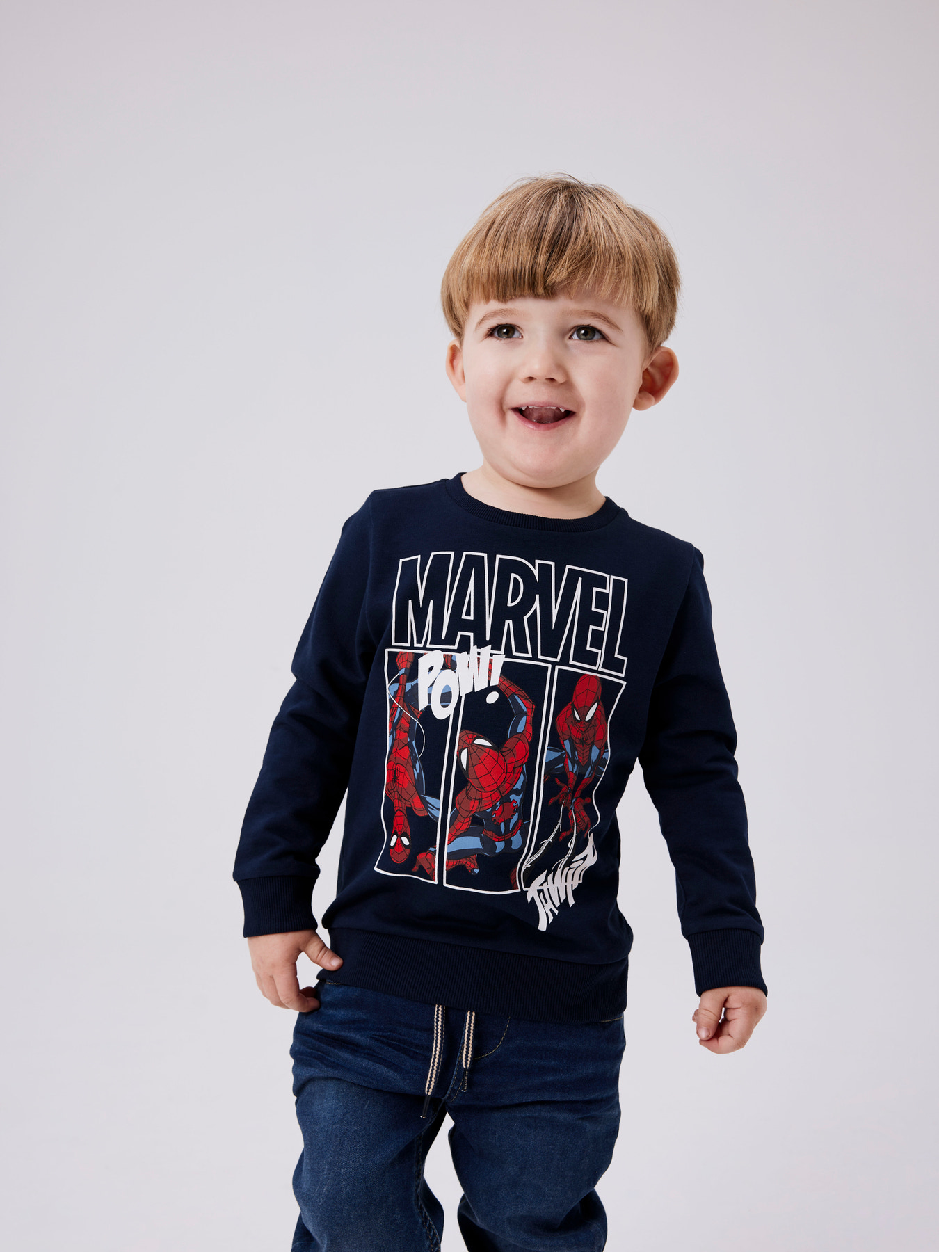 Name It Sweatshirt - Noos - NmmJessie Spiderman - Dark Sapphire