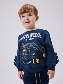 NAME IT Sweatshirt Juice Batwheels Dark Denim