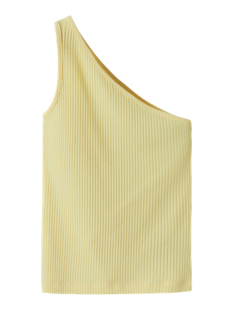 NAME IT Oneshoulder Top Jolone Lemon Meringue
