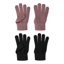 NAME IT 2-Pak Handsker Magic Glitter Black Wistful Mauve