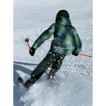 NAME IT Ski Jakke  Slope10 Edition Jungle Green Aop