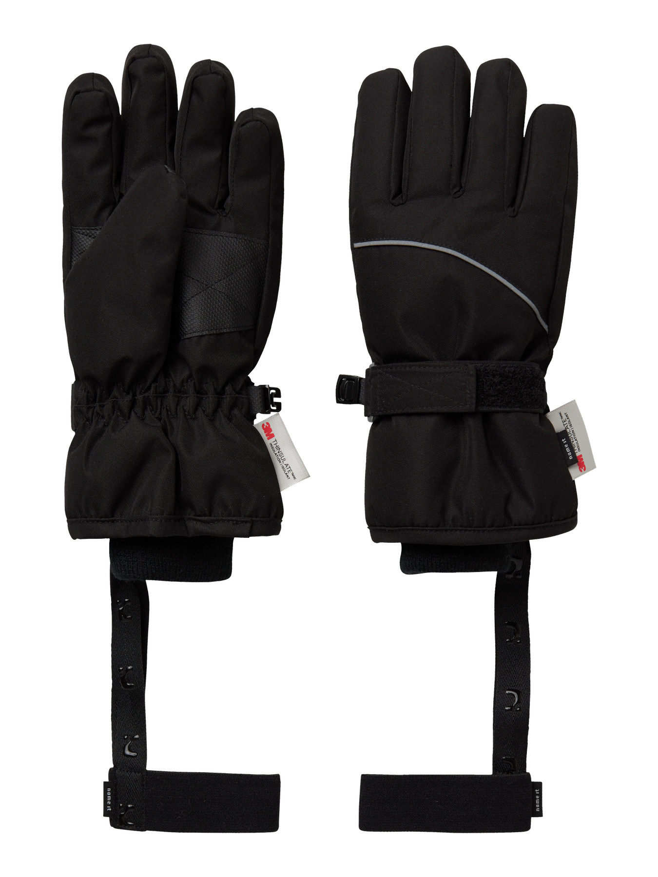 NAME IT Ski Handsker Slope10 Black