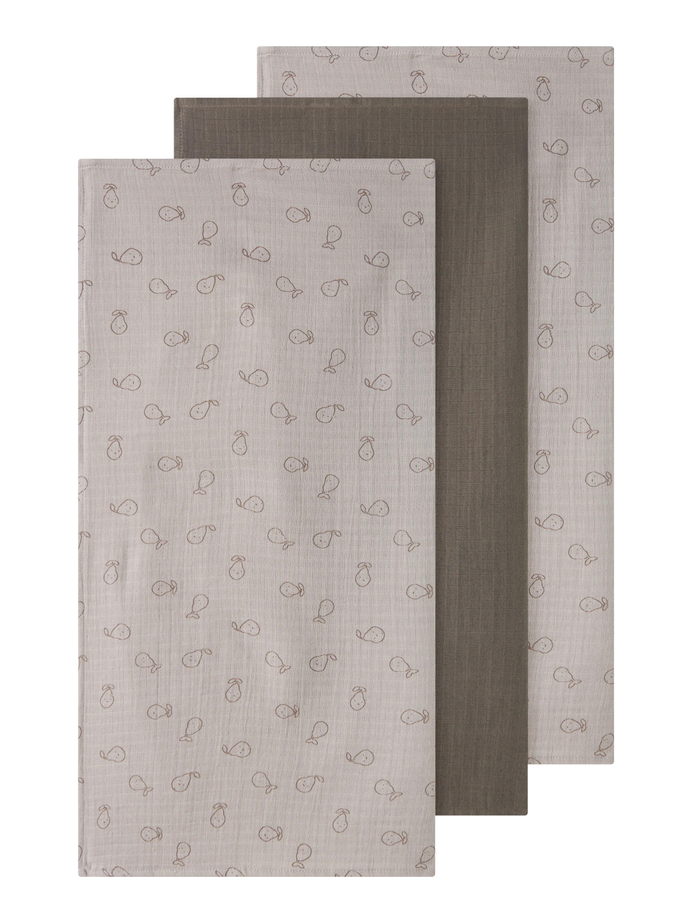 Name It Stofbleer - Musselin - 70x70 - NbnOhappy - 3-pak - Chate