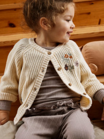 LIL ATELIER Strik Cardigan Emlen Birch