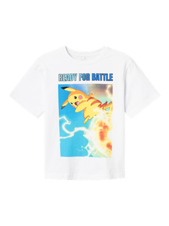 NAME IT Pokemon T-shirt Skylar Bright White