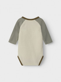 LIL ATELIER Langærmet Body Nunan Turtledove