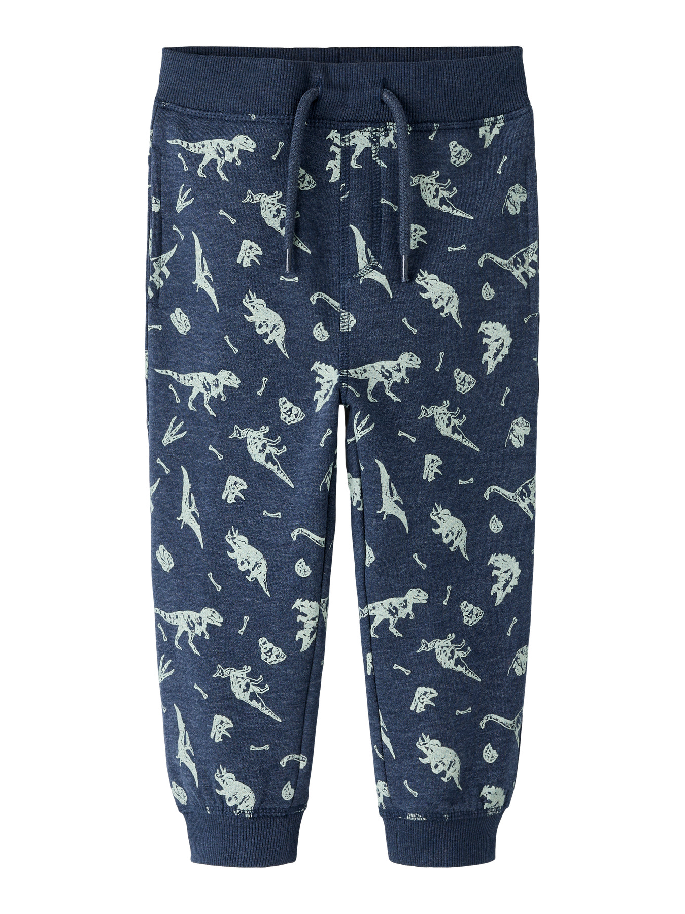 Name It Mini Sweatpants Navy Blazer Med Dinosaurprint - Str. 2y 92cm