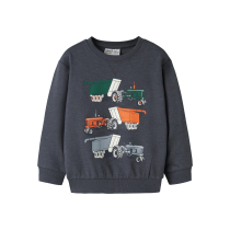 NAME IT Sweatshirt Vimo Ombre Blue Tractors