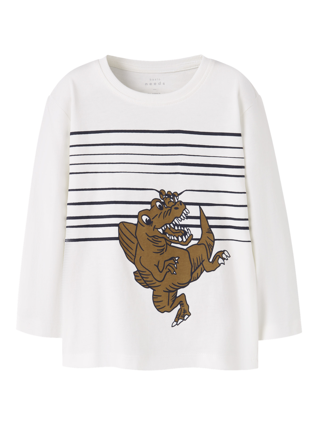 NAME IT Langærmet Bluse Vilasse Cloud Dancer Dino Hi