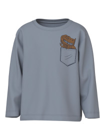 NAME IT Langærmet Bluse Vilasse Tradewinds Pocket