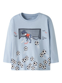 NAME IT Bluse Vilasse Blue Fog 