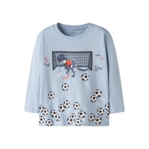 NAME IT Bluse Vilasse Blue Fog 