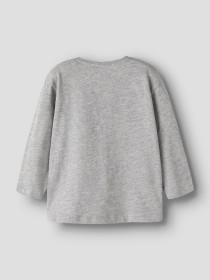 NAME IT Bluse Vilasse Grey Melange Shark