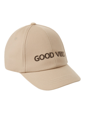 Name It Kasket Peyote Med Good Vibes Broderi - Str. 51-52 Cm 5-7y